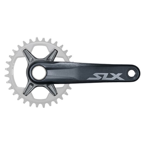 crankstel SLX M7130-1 Boost Holowtech II 12-speed 175mm zwart