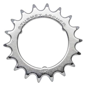Sturmey Archer C50 tandwiel 1/8" vlak chroom 18t
