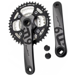 Sunrace crankstel M914 44/32/22 9v zwart