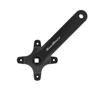 SunRace FCM800 crankstel 175mm zwart