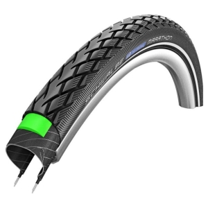 SCHWALBE BUITENBAND MARATHON GREENGUARD 18X1.65 (44-355) ZWART REFLEX (LABEL)