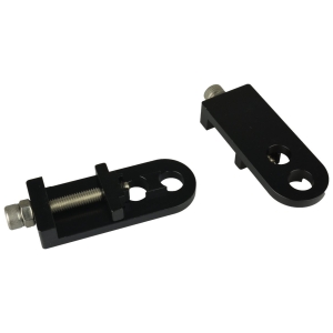 VWP Kettingspanner BMX CNC alu voor 3/8"as black (P/2)