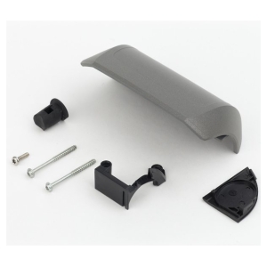 Kit accuhouder-bovendeel, platinum, incl. 1 x zelf tappende schroef 3,5x12, 2 x zelf