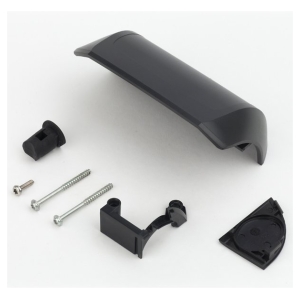 Kit accuhouder-bovendeel, antraciet, incl. 1 x zelf tappende schroef 3,5x12, 2 x zelf