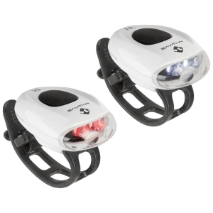 M-Wave Cobra 3 Mini batterij verlichtingsset wit