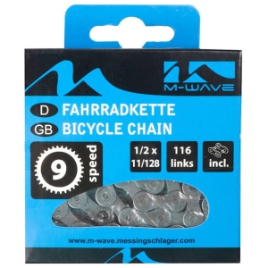 Ketting 9 speed M-Wave 1/2 x 11/128" 116 schakels