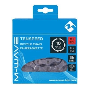 Ketting 10V 1/2 x 11/128" - 116 links - anti-roest