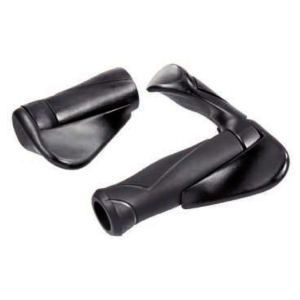 Ergotec MF2 Small Kraton handvatten / bar-ends 130mm zwart
