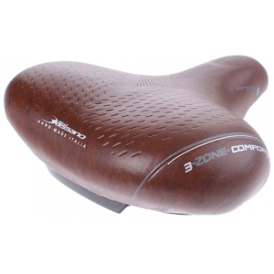 Selle Bassano Volare XXL BigCity Fietszadel Bruin